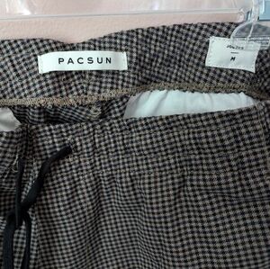 Pacsun Mens medium plaid joggers